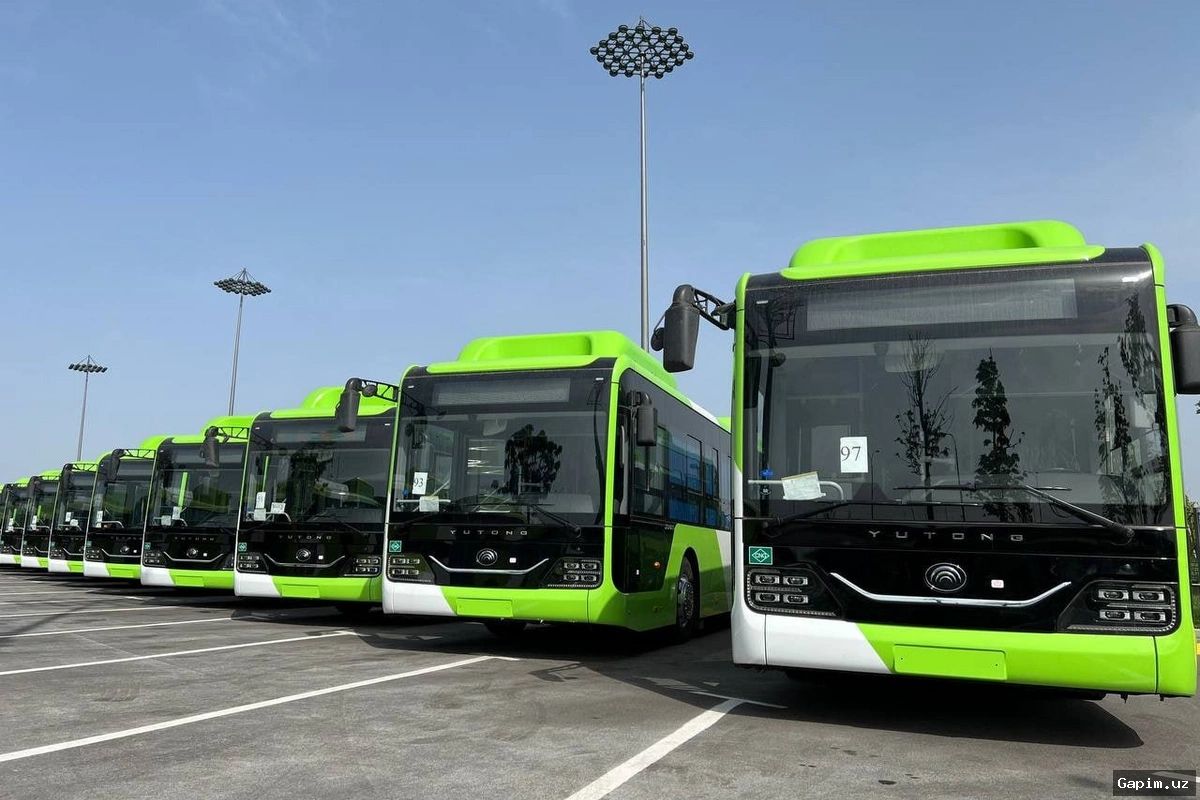 🚌🏛 В Бухару прибыла новая партия из 24 автобусов: модернизация транспортной системы продолжается
