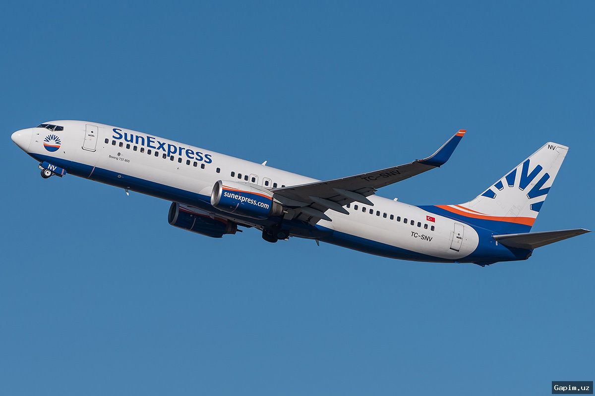 ✈️🌍 Авиакомпания SunExpress запускает регулярные рейсы по маршруту Измир-Ташкент