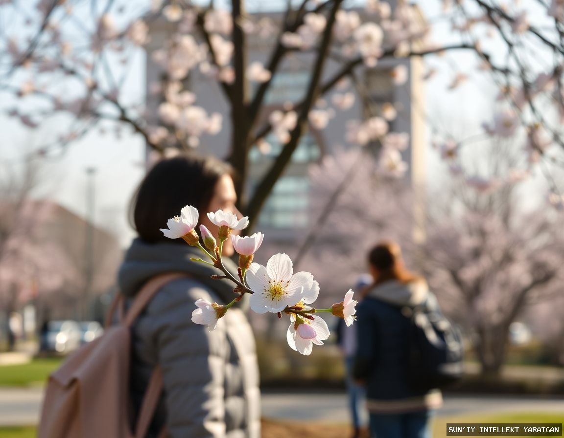 В Ташкенте встретили первый день весны: Город окутался теплым воздухом и цветами