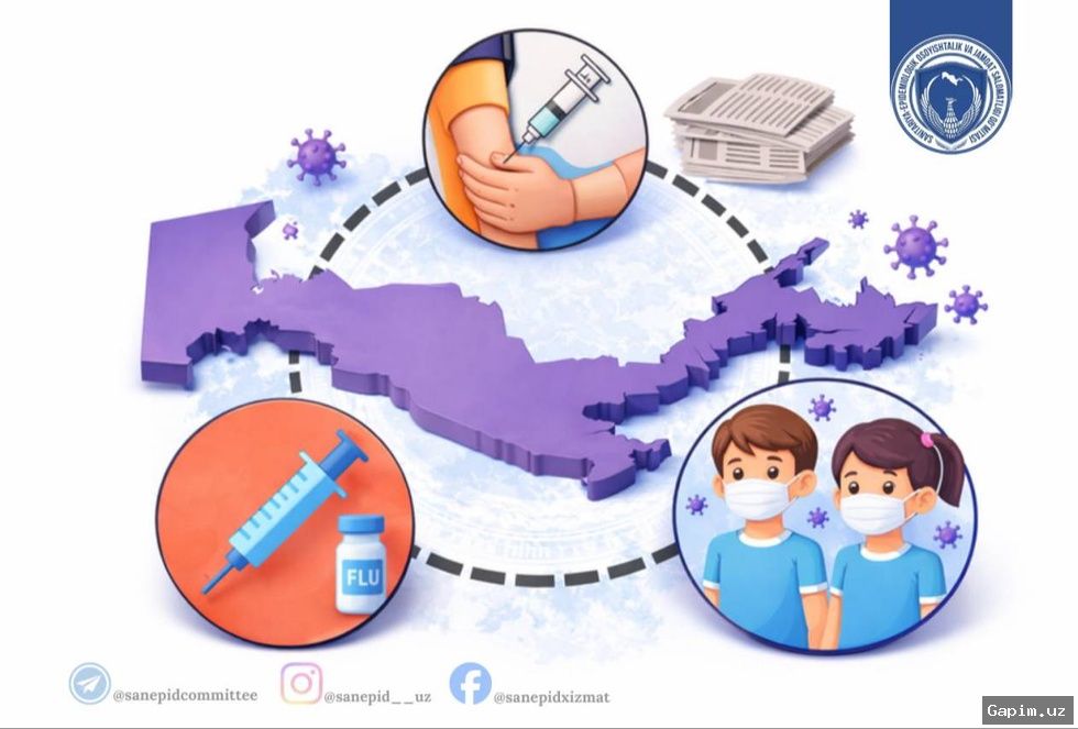 💉🩺 Gripp mavsumi yaqinlashmoqda: O‘zbekistonliklarga emlash va profilaktika bo‘yicha tavsiyalar