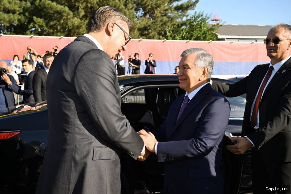 🏅🤝 Президент Узбекистана удостоен высшей государственной награды Сербии