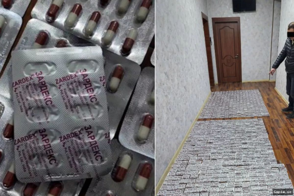 💊🚨 Uzbekistan Cracks Down on Illegal Sale of Potent Drugs, Seizes Over 1,000 Pills