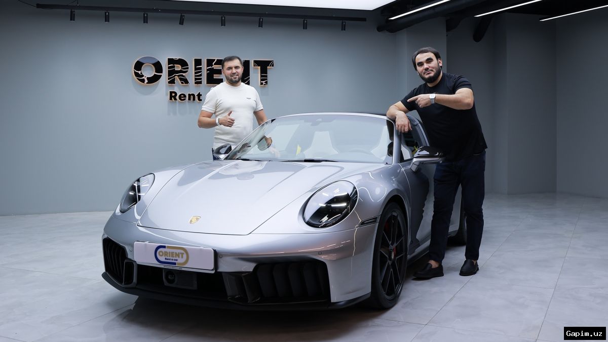 🚗💼 ORIENT RENT CAR avtoparki 100 ta zamonaviy avtomobilga yetdi: Porsche 911 Targa 4 GTS premium liniyani to‘ldirdi