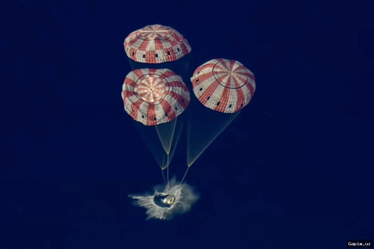 🚀🌕 NASA Artemis II ekipaji Yerga muvaffaqiyatli qoʻndi