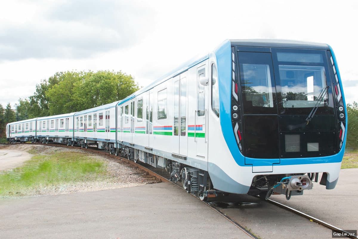 🚇🇺🇿 Toshkent metrosiga 14 ta yangi poyezd keldi