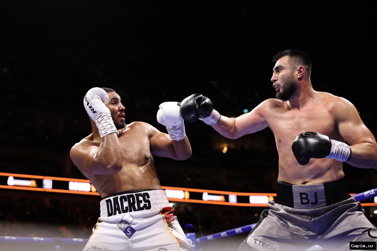 🥊🇺🇿 Professional boks: Bahodir Jalolov Londonda britaniyalik raqibini mag‘lub etdi