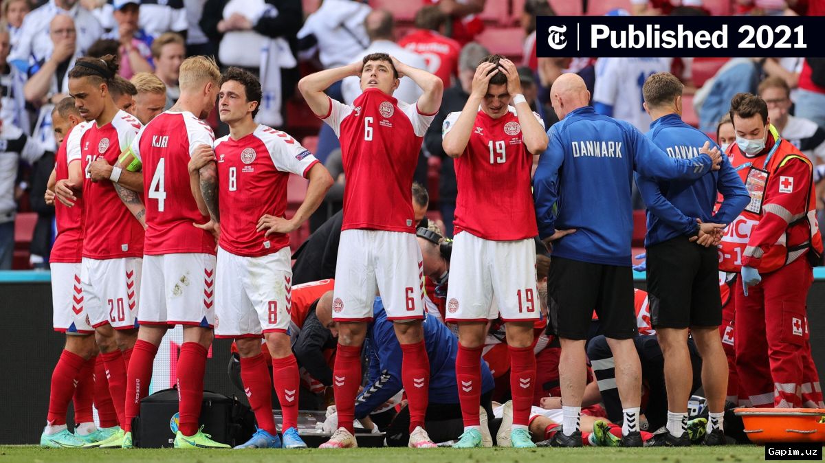 ⚽️🏥 Датский футболист Кристиан Эриксен снова упал на поле, но был в сознании