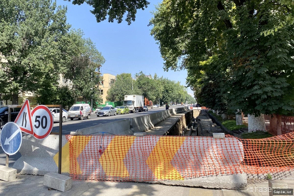 🚧🚗 Traffic Temporarily Restricted on Part of Tashkent's Small Ring Road