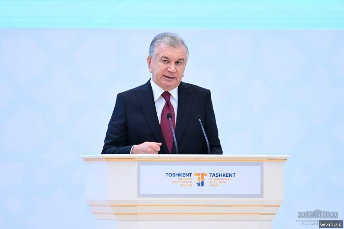💰🏗️ Президент Мирзиёев представил новые инициативы на Ташкентском инвестиционном форуме