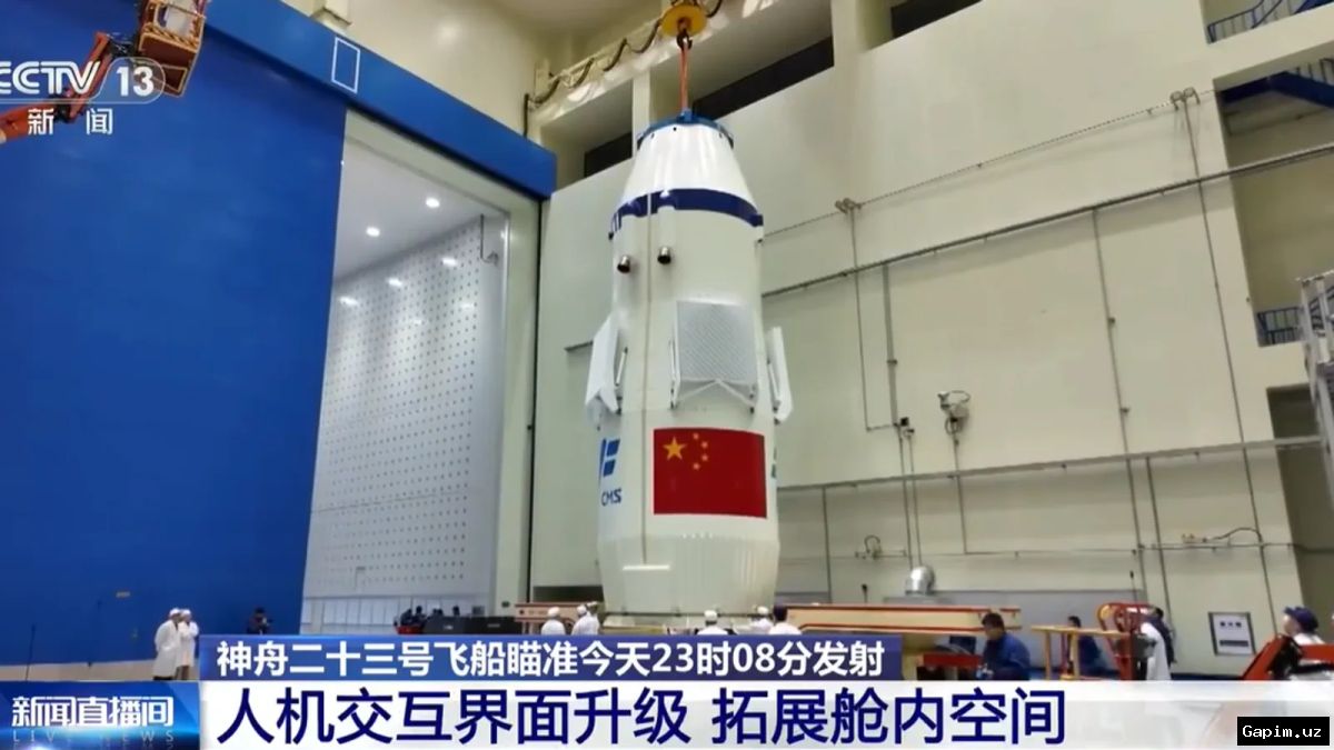 🚀🛰️ Китайский корабль «Шэньчжоу-23» успешно состыковался со станцией «Тяньгун»