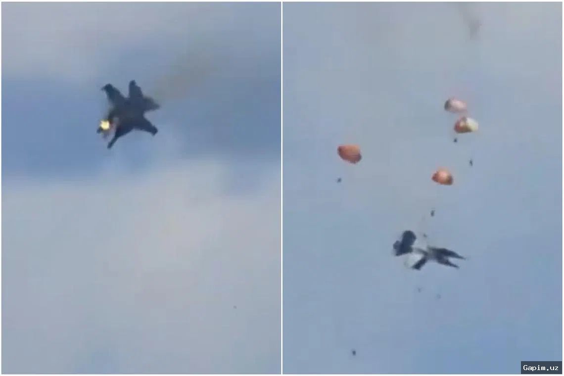 ✈️💥 AQShning ikkita harbiy samolyoti havoda to‘qnashib, quladi