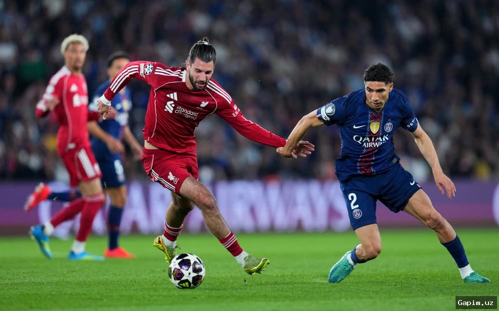 ⚽️🏆 PSG Secures Dominant 2-0 Win Over Liverpool in Champions League Quarterfinal First Leg