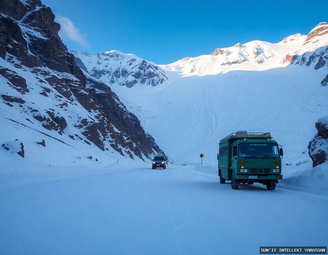 На перевале Камчик сошла крупная лавина из-за потепления