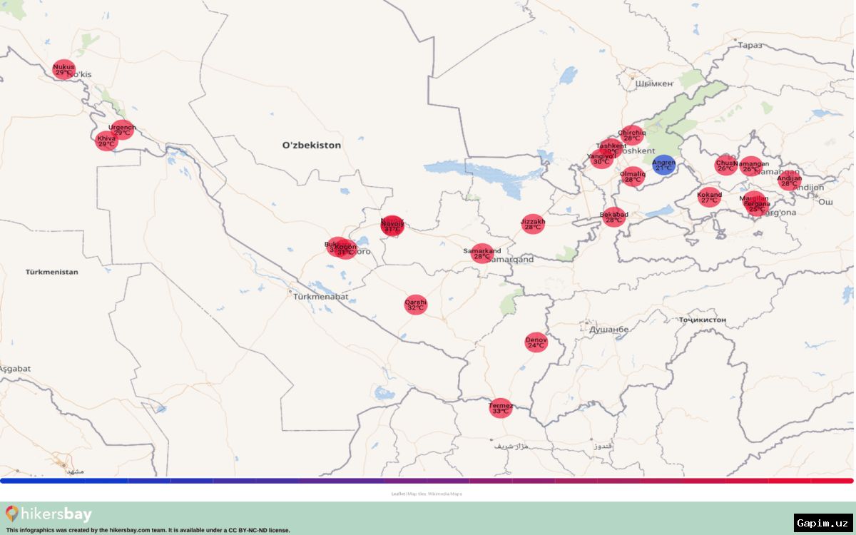🌡️⛈️ O‘zbekistonda may oyi ob-havosi: issiq va namgarchil, momaqaldiroq va sel xavfi bor