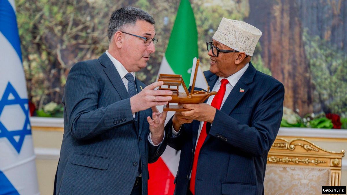 🇮🇱🤝 Somaliland rahbari Isroilga birinchi davlat tashrifi bilan keldi
