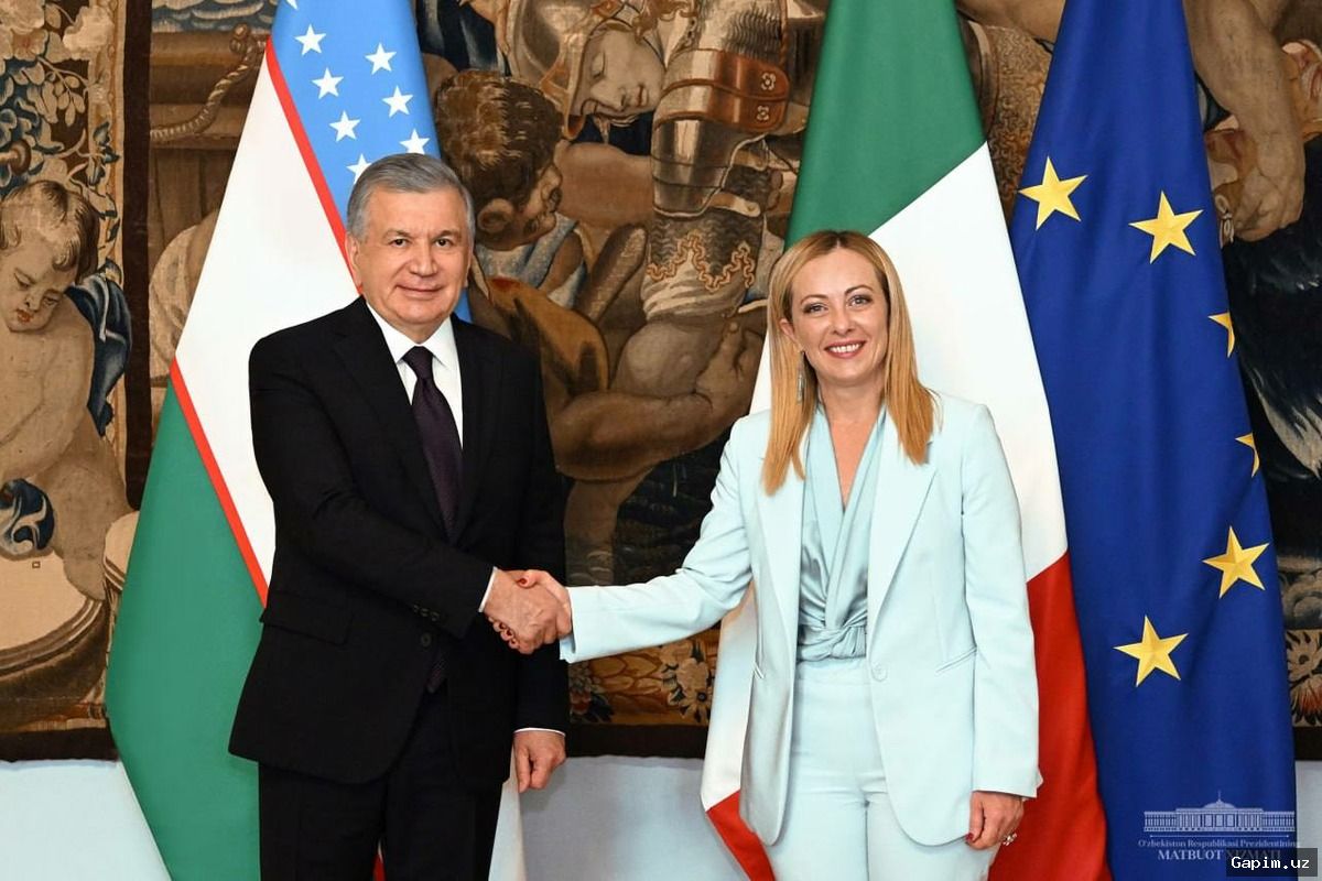 📩🤝 Uzbekistan's President Congratulates Italy's Meloni on Record Tenure