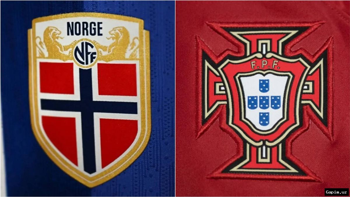 ⚽️🇳🇴 Norvegiya va Portugaliya UEFA Millatlar Ligasida to'qnash keladi