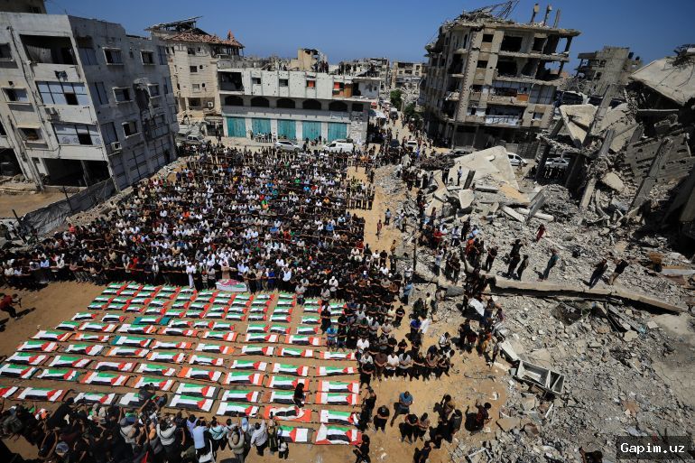 ⚰️🕊️ Mass Funeral in Gaza: Over 100 Palestinians Finally Laid to Rest