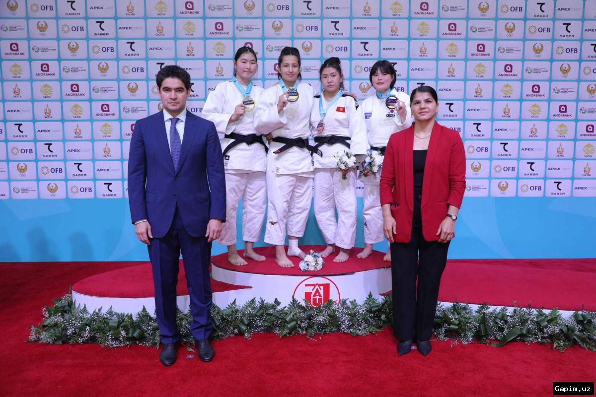 🥇🇺🇿 O‘zbekiston dzyudo bo‘yicha o‘smirlar terma jamoasi Osiyo Kubogida g‘olib chiqdi