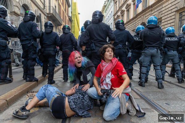 🇮🇹⚠️ В Италии вспыхнули массовые беспорядки на фоне кризиса стоимости жизни