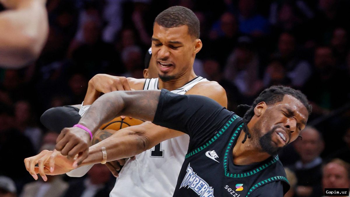 🏀🔥 Дабл-дабл Вембаньямы принёс «Сперс» победу над «Тимбервулвз»