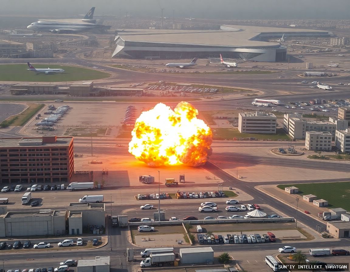 В Бахрейне, Абу-Даби и Катаре зафиксированы взрывы, воздушное пространство частично закрыто