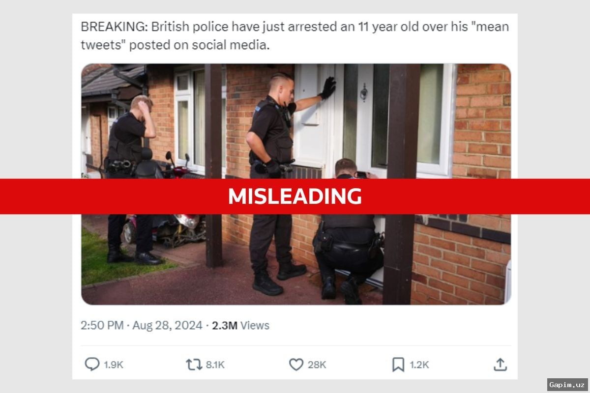 🇬🇧⚖️ British Police Review Social Media Post by National Security Adviser's Wife