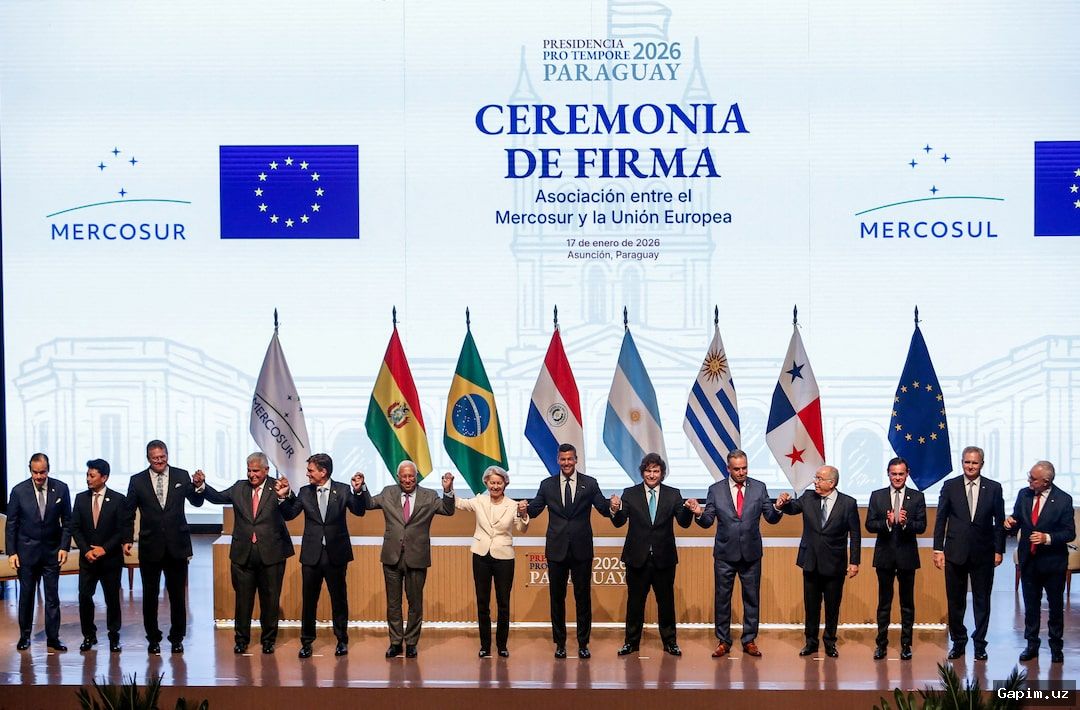 🇪🇺🌎 Yevropa Ittifoqi va Merkosur o‘rtasidagi savdo kelishuvi kuchga kirdi