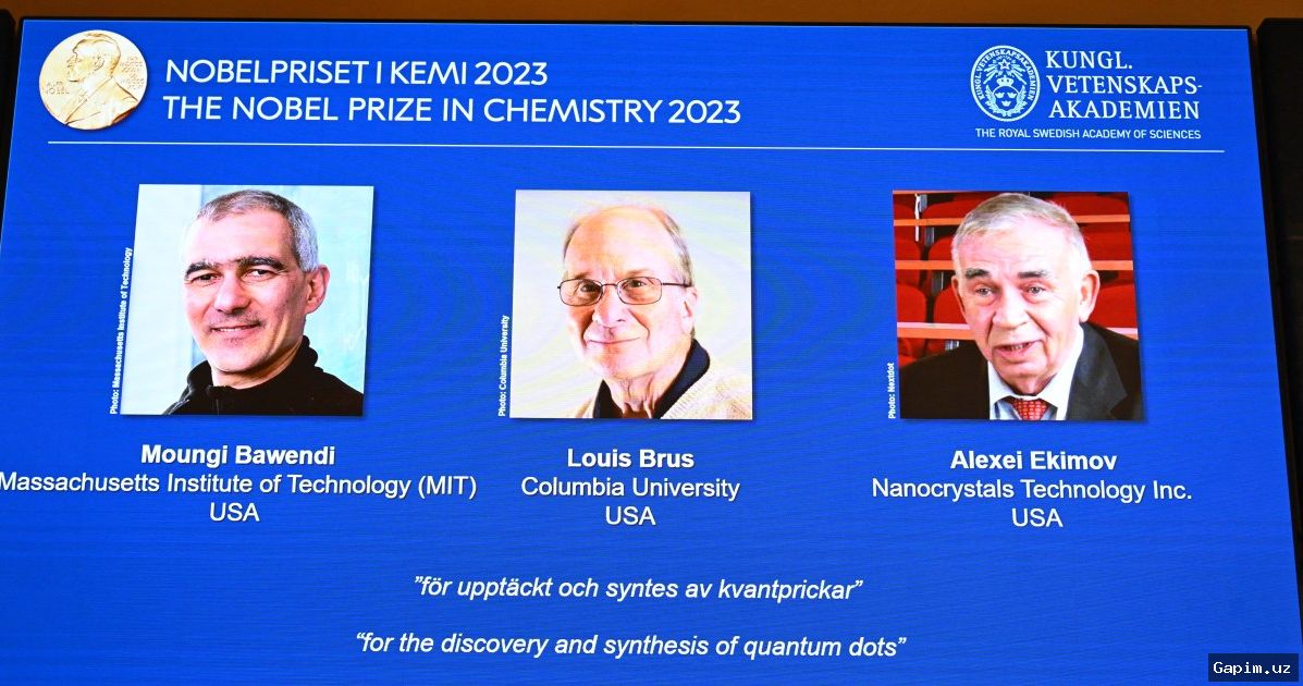 🧪🔬 Kimyo boʻyicha Nobel mukofoti gʻoliblari maʼlum qilindi
